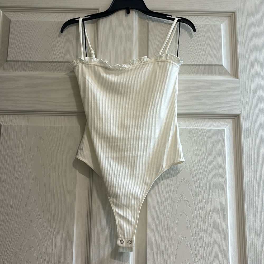 2 “Double Zero” Ruffled Bodysuits - image 2